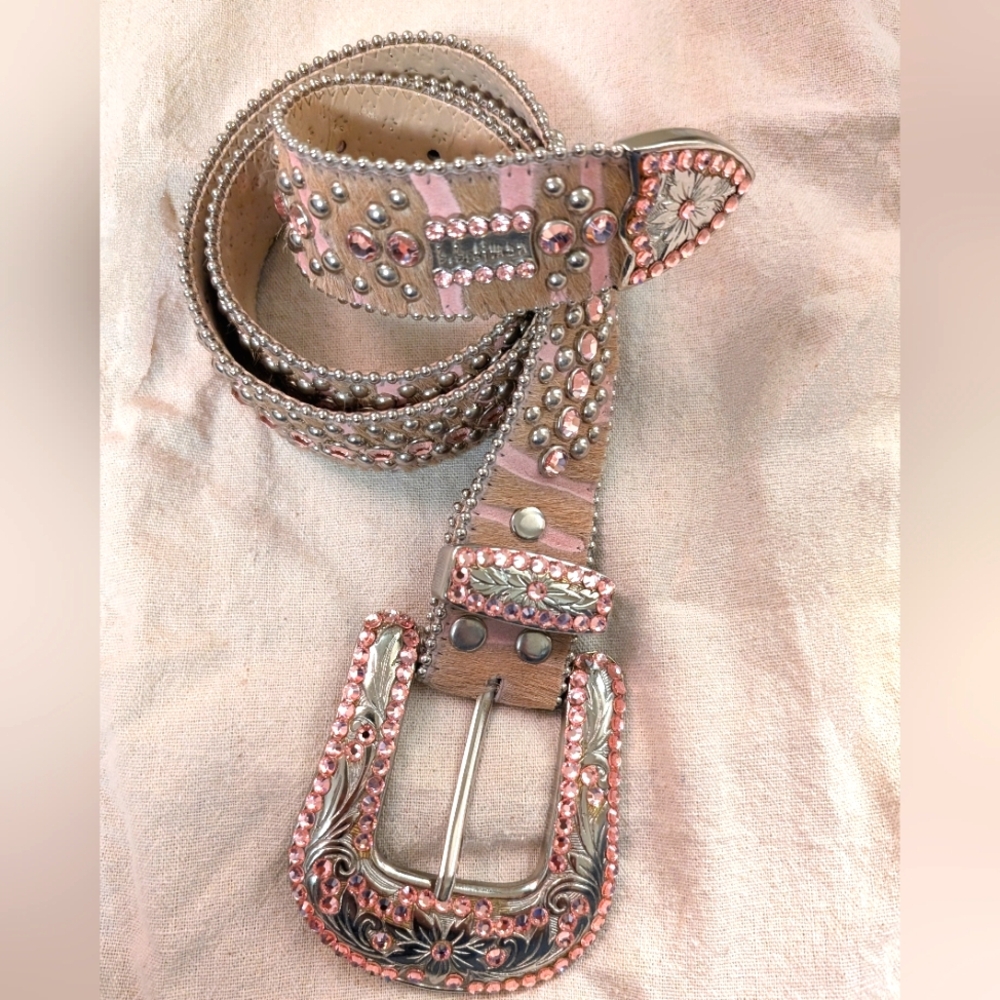 BB Simon Zebra Pink Belt